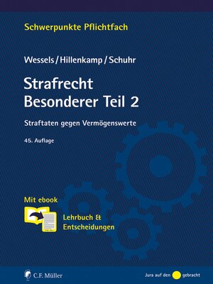 cover image of Strafrecht Besonderer Teil/2